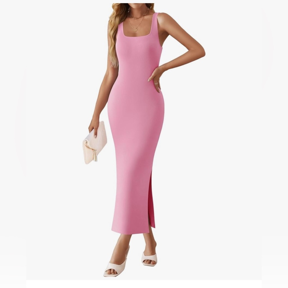 Pink Midi Dress